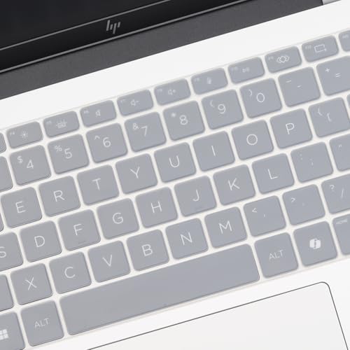 Keyboard Cover for 2026 2025 HP OmniBook 5 14 inch & OmniBook 7 14", OmniBook 5/7 14-fp0057nr 14-he0017nr 14t-hh000 14t-hk000 14z-hm000 14z-hn000 14-kf0712nr 14t-km000 14-fr0017nr 14-fs0000 14t-hg000 - color: Clear