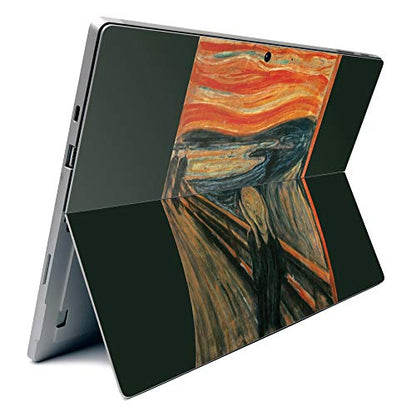MightySkins Skin for Microsoft Surface Pro 7 - The Scream | Protective, Durable, and Unique Vinyl Decal Wrap Cover | Easy to Apply, Remove, and Change Styles | Made in The USA (MISURPR7-The Scream) - color: The Scream