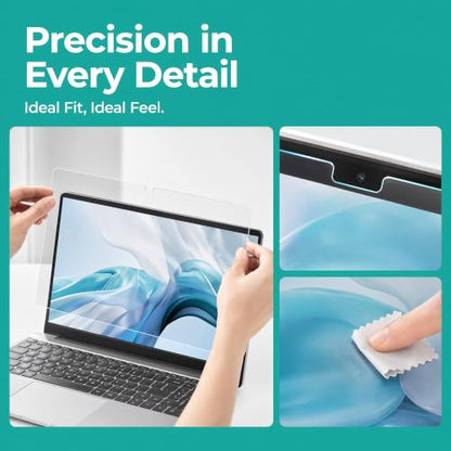 2-Pack 15.6 Inch Laptop Screen Protector for 15.6" HP/Dell/Sony/Samsung/Lenovo/Acer/MSI/LG/Razer/Toshiba/Asus 15.6" 16:9 Aspect Laptop, High Definition Anti-Scratch Clear Shield (345x194mm/ W x H) - size: 15.6 inch16:9
