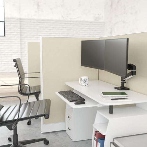 Ergotron – Upgraded LX Pro Premium Dual Direct Monitor Arm, VESA Desk Mount – for 2 Monitors Up to 27 Inches, 9 lbs Each – Matte Black - color: Matte Black