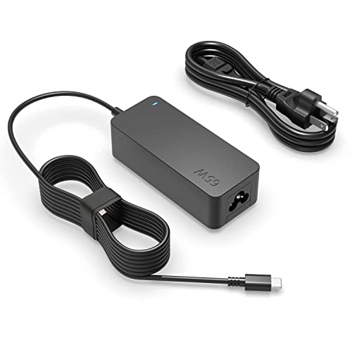 Superer PD 65W USB C Fast Charger for LG Gram 17 16 15 14 Laptop 17Z90P 16Z90P 15Z90P 14Z90P 17Z90Q 16Z90Q 15Z90Q 14Z90Q 17Z90R 16Z90R 15Z90R 14Z90R 17Z95P 17Z95P 15Z95P 16T90P 14T90P 17Z90S 16Z90S
