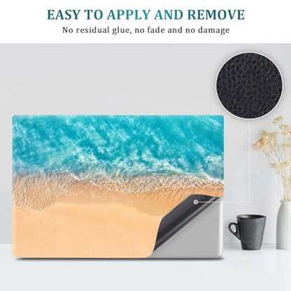 Laptop Notebook Skin Sticker Cover Decal, 12 13 13.3 14 15 15.4 15.6 inch Laptop Vinyl Skin Sticker Cover Art Protector Decal Universal, Beach - color: Beach