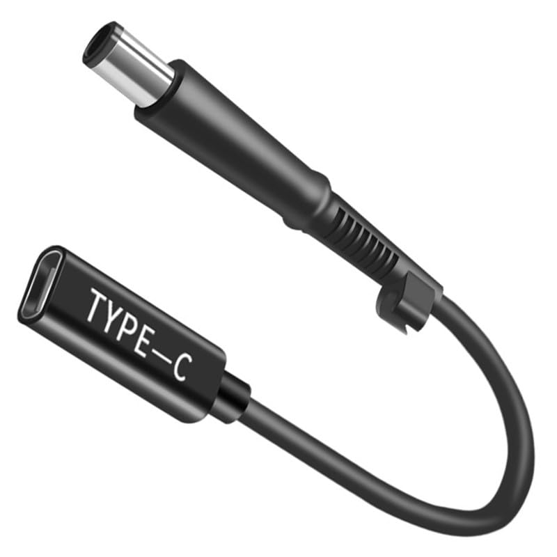 100W USB C to DC Adapter 7.4 x 5.0mm Cable, Male to DC Female 12V 19V 20V Adapter, USB C to DC Adapter 7.4 x 5.0mm Adapter Made for HP Laptop Series - style: 7.4x5.0mm for HP