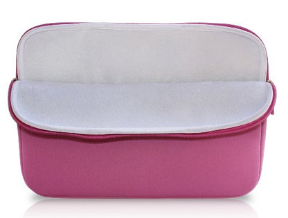 amCase Chromebook Case-11.6 to 12 inch Neoprene Sleeve with Handle-Pink | Travel laptop bag - color: Pink, size: 11.6 to 12 inch