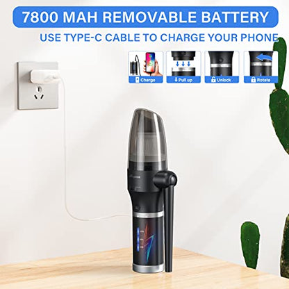 3 in1 Compressed Air Duster & Vacuum, Air Blower, Vacuum Cleaner for pc