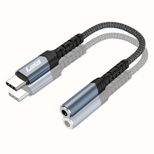 USB Type C to 3.5mm Female Headphone Jack Adapter | USBC to Aux Audio Dongle Cable for iPhone16/15Plus/Pro/Pro Max,Galaxy S25/S24/S23/S22/Note10/20 Ultra,iPad Pro/Mini,MacBook - style: 1 Pack Adapter
