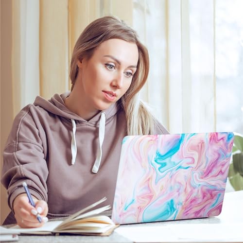 Laptop Skin Decal HP 15.6" - Marbling, Laptop Cover Sticker, No Cutting Required, No Bubble, Waterproof, Scratch Resistant - Including Wide Screen and Wrist Pad - size: 15.6 inch