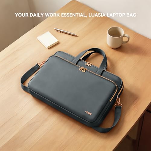 Laptop Case Bag Women Men Computer Sleeve Compatible with MacBook/Dell/HP/Acer/ASUS, Waterproof Shoulder Carrying Briefcase, Grey, 15.6-16 Inch - color: Heather Grey, size: 15.6 inch