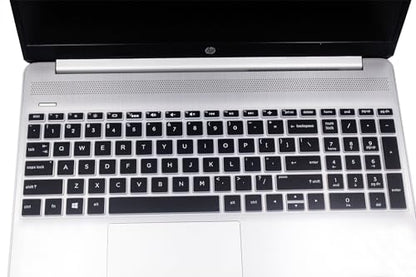Keyboard Skin Compatible for 17.3" HP Envy 17M 17M-AE011DX 17M-AE111DX 17M-BW0013DX,HP Pavilion x360 15-BR075NR,HP Pavilion 15-BS 15-BW 15-CC 15-CB 15-CD,HP Envy x360 15M-BP 15M-BQ Series - Black - color: Black