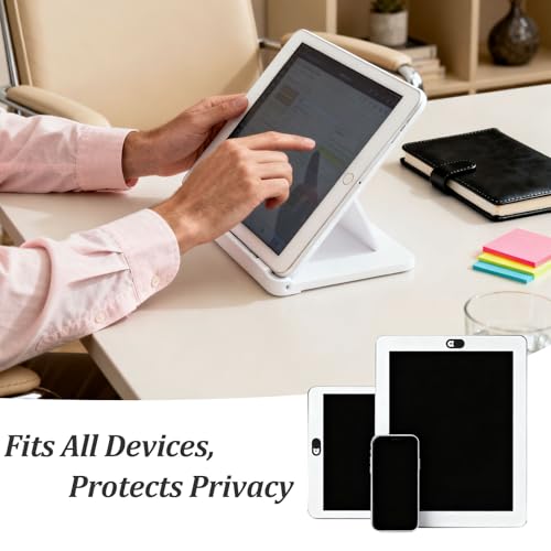 Webcam Cover Slide (25-Pack) – Ultra-Thin Privacy Camera Blocker for MacBook, iPhone, iPad, Laptop, PC & Smartphones – Black