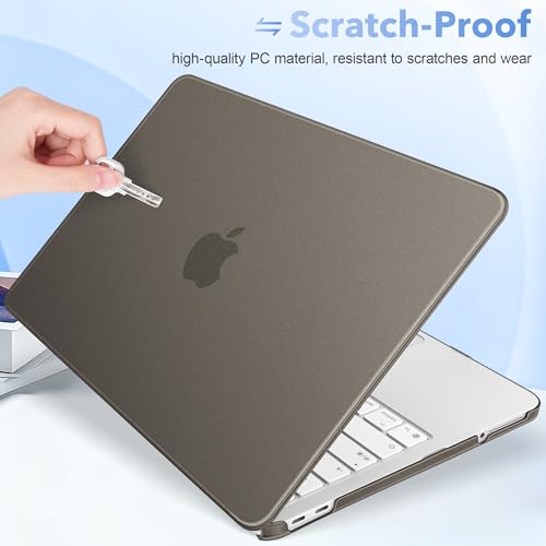 May Chen Compatible with MacBook Neo 13 inch Model A3404 2026 Release, Slim & Lightweigh Frosted Finish Protective Case with Keyboard Cover&Screen Protector, Frosted Black - color: Frosted Black