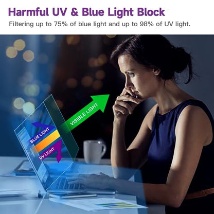 2 Pack 14 Inch Anti Blue Light Screen Protector for HP 14" Laptop/HP Pavilion 14/HP Chromebook 14/HP Stream 14/HP ProBook 14/Acer Chromebook 14/Acer Aspire 14/Acer Chromebook 314|514/Asus Chromebook - size: 14.6 inch with 16:9 aspect ratio