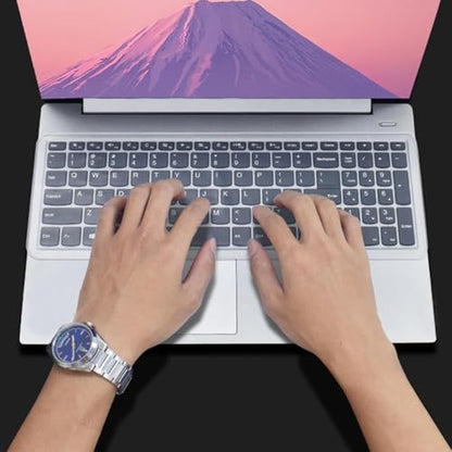 2 Pack Universal Keyboard Cover for 15.6" 16" 17.3" inch Laptop Notebook Ultra Thin Silicone Waterproof Dustproof Keyboard Protector Skin, Clear (Size:13.7" x 5")