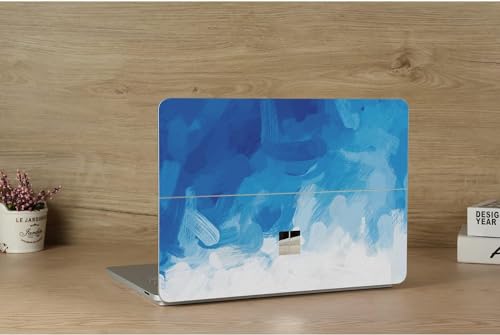 Ultra Thin Protective Cover Skin Decal Sticker for 2023 Microsoft Surface Laptop Studio 2, Easy Apply, Anti-Scratch, Residue Free Vinyl Skin [Blue Paint] - color: Blue Paint, size: Surface Laptop Studio 2