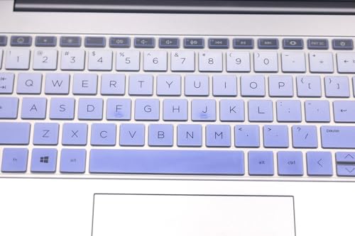 Keyboard Skin Compatible for 15.6" HP Laptop 15-fc 15-fd 15t-fd 15z-fc, HP Pavilion 15 15-eg/eh/er 15t-eg200/eg300 15z-eh300, HP Pavilion 17z-cp000 17z-ca200 17-cn/cp Series (Ombre Purple) - color: Ombre Purple