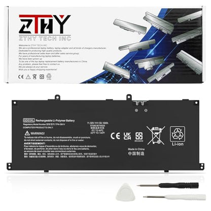 59.16Wh GD03XL Laptop Battery Replacement for HP Envy x360 2-in-1 14-fa0000 | 14-fc0000 14-fc0078TU, EliteBook Ultra G1q G1q8 ,OmniBook X 14-fe0000 14-fe0057nr Pavilion 16-AF 16-AG GD03059XL N66215-005 - size: 10.08*3.94*0.2 inch GD03XL