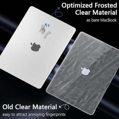Batianda CrystalMist Case for MacBook Neo 13 Inch 2026, Translucent | 4-in-1 Bundle Official Color Matched, Frosted Translucent Shell, Anti-Fingerprint Matte Finish, Slim Lightweight Protection - color: Matte Translucent