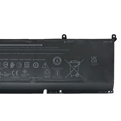 8FCTC Battery 56Wh 4650mAh 69KF2 70N2F 11.4V 3-Cells | Replacement for Dell Alienware M15 R3 R4 R5 M16 R1 M17 R3 / Precision 5550 5560 / XPS 9500 9510 / Inspiron 15 7510 Series - size: 13.05*4.34*1.17 inch 8FCTC