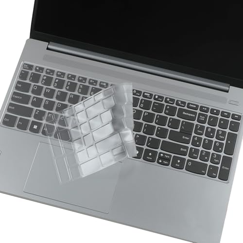 MUBUY Keyboard Cover for Lenovo IdeaPad 1/IdeaPad 1i 15.6 inch Laptop 15ADA07 15IAU7 15ALC7 15IJL7, New Lenovo IdeaPad 1 15IGL7 15.6 Lenovo V15 Series 15.6" US Keyboard Skin-TPU - color: TPU