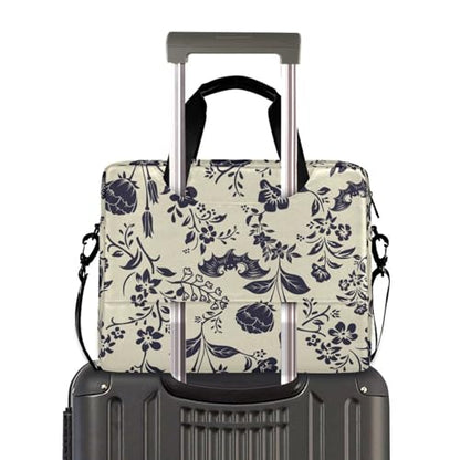 Goth Bat Flower Laptop Case 15.6 inch Computer Bag | Waterproof Laptop Briefcase Laptop Bag for Women & Men - color: Goth Bat Flower