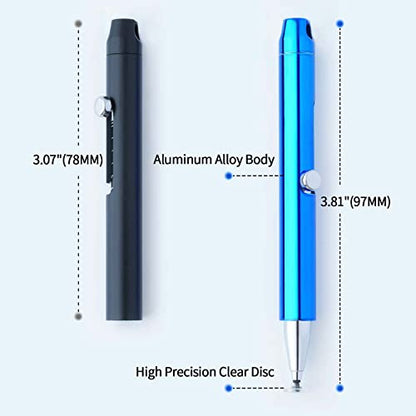 Stylus Pens for Touch Screens, Abiarst Portable High Precision Capacitive Stylus for iPad iPhone Samsung Galaxy All Universal Touch Screen Devices (5-Pack(Black/White/Blue/Silver/Rose Gold))