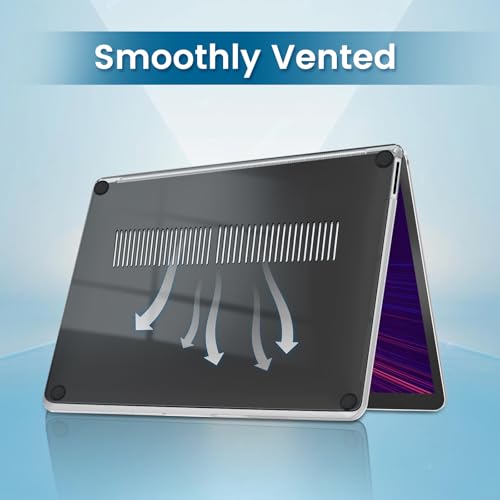 Clear Case for 13.8" Microsoft Surface Laptop 7 2024 Release (Model: 2036), PC Hard Shell Cover with Shockproof Protective Slim Snap Easily Install,Crystal Black - color: Crystal Black, size: 13.8 Inch