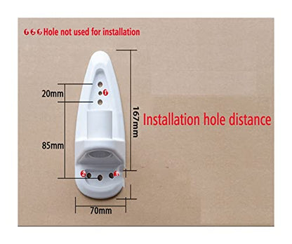 8KG GM112W-LP1 Full Motion Aluminum Gas Spring Dual Arm Laptop Wall Mounted Bracket Stand Grommet Hole Clamp Notebook Tray(DL-GM112W-LP1) - color: Dl-gm112w-lp1