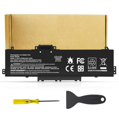 Futurebatt AE03XL Laptop Battery Replacement for HP 240 245 246 250 255 256 G10 Series 14-EE 14-EP 14-EM 15-FC 15-FD Series AE03041XL N21969-005 N20951-171 HSTNN-OB3E HSTNN-0B3E TPN-DB1N - size: AE03XL 12.17 4.57 1.02in