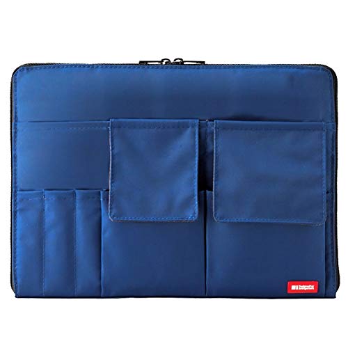 LIHIT LAB Laptop Sleeve with Storage Pockets (Bag-in-Bag), 10 x 13.8 Inches, Indigo (A7554-11N) - color: Indigo, size: 10 in x 13.8 in