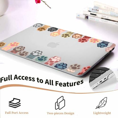 Compatible with MacBook Pro 14 inch Pro/Max Case 2025-2021 M5/M4/M3/M2/M1 Models A3434 A3185 A3401 A3112 A2918 A2992 A2779 A2442, Plastic Laptop Shell & Keyboard Cover, Enchanting Cat Paws - color: Enchanting Cat Paws, size: Pro 14.2" (2026-2021)M5/M4/M3/