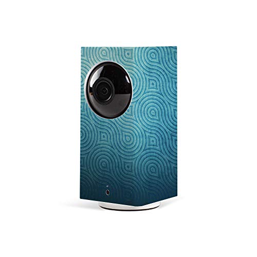 MightySkins Skin Compatible with Wyze Cam Pan - Blue Swirls | Protective, Durable, and Unique Vinyl Decal wrap Cover | Easy to Apply, Remove, and Change Styles | Made in The USA - color: Blue Swirls