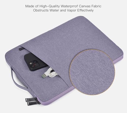 14 Inch Laptop Sleeve Case for HP Chromebook/Stream/Pavilion Plus 14, Lenovo IdeaPad, ASUS Vivobook Go, Dell Latitude Computer Bag, Ultra Violet - color: Ultra Violet, size: 14 Inch