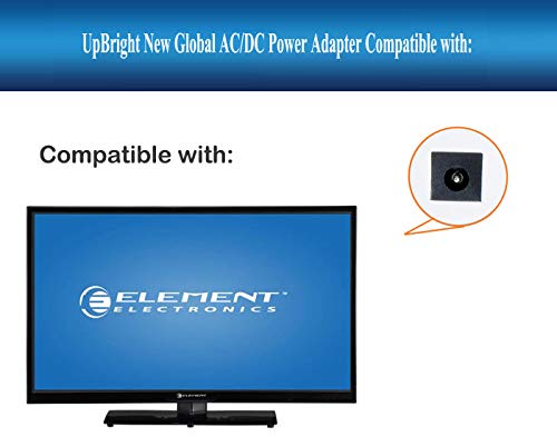 UpBright 12V AC/DC Adapter Compatible with Element Electronics 19'' 22'' 24" ELEFW195 ELETT221 ELEFW221D ELEFT222 ELEFW247 LCD LED HD TV HDTV Television Monitor APD WA-30J12R 12VDC 2.5A Power Supply