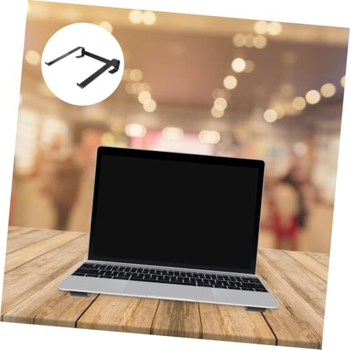 Ergonomic Laptop Stand Folding Portable Aluminium Alloy Holder with Slip Stable Design for Desk Use Eye Level Riser to Posture and Prevent Neck Strain Compatible with MacBook and