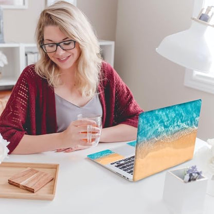 Laptop Notebook Skin Sticker Cover Decal, 12 13 13.3 14 15 15.4 15.6 inch Laptop Vinyl Skin Sticker Cover Art Protector Decal Universal, Beach - color: Beach