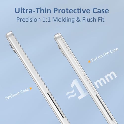 MOSISO Compatible with MacBook Air 13 inch Case M5 M4 M3 M2 2026-2022 | 4 in 1 Kit Matte Hard Shell for MacBook Air 13.6 Case, Anti-Fingerprints&Ultra-Thin, A3449 A3240 A3113 A2681, Frost Clear - color: Frost Clear