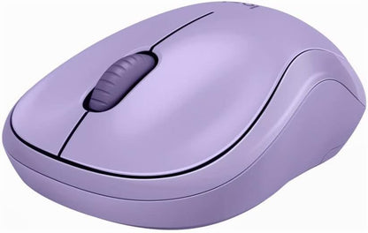 Logitech Silent Wireless Mouse, 2.4 GHz with USB Receiver, 1000 DPI Optical Tracking, 18-Month Battery, Ambidextrous, Compatible with PC, Mac, Laptop, Lavender (Renewed)
