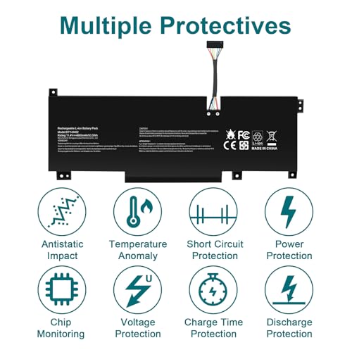 Futurebatt BTY-M492 Battery Replacement for MSI WF66 WF76 11UI 11UJ Katana GF66 11UD 12UG 12UX GF76 11UE 12UD Crosshair 15 17 A11UCK A11UDK A11UEK Sword 15 A11U A11UD A11UE Pulse GL66 GL76 7506 - size: BTY-M492