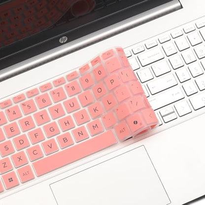 Keyboard Cover for HP 15.6" Laptop 15-fc 15-fd 15t-fd000/fd100 15-fd0023dx 15-fd0005dx 15-fd0127dx 15-fd0182wm 15-fd0123dx 15-fd1055cl 15-fd0107dx fd0131wm fd0095wm fd0132wm fd0081wm fd0055tg fd1447nr - color: Pink