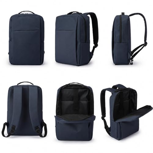 Laptop Backpack for Women & Men, 15.6" Laptop and Tablet Bag with Computer Compartment – Lightweight, Durable Travel & Work Backpacks, Blue - color: Backpack 01 Blue