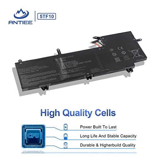 C31N1704 Laptop Battery Compatible with ASUS ZenBook Flip 15 Q535U UX561UD | Q535U Q535UD Q535UD-BI7T11 Series Notebook 0B200-02650000 3ICP6/60/72 11.55V 52Wh 4550mAh 3-Cell