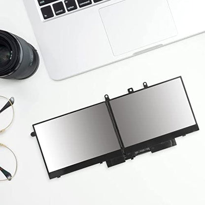 Futurebatt 68Wh GJKNX Battery Replacement for Dell Latitude 5480 5580 5280 5288 5488 5490 E5280 E5288 E5480 E5580 Series.p/n:Battery GJKNX, GD1JP, 0GD1JP, DY9NT, 0DY9NT, 5YHR4, 451-BBZG - size: GJKNX 10.83*5.12*0.73in