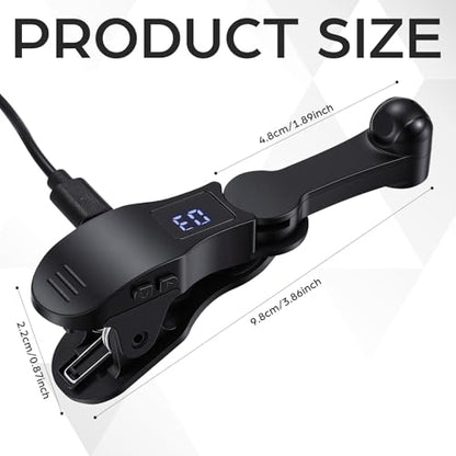 Sabary 1 Sets Auto Clicker for Smart Phone, Fast Screen Tapping Device Auto Tapper Continuous Click Simulation Finger for Game, Live Likes, Flash Deal, Reward Task, Plug and Play (Black) - color: Black