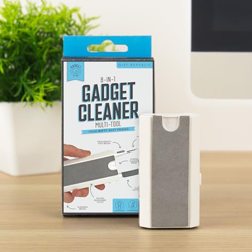 8-in-1 Electronic Cleaning Kit – Screen Cleaner & Keyboard Cleaning Tool for Laptop, Phone, Tablet, Earbuds & Keyboard, Tech Cleaning Kit with Brush, Spray & Cloth