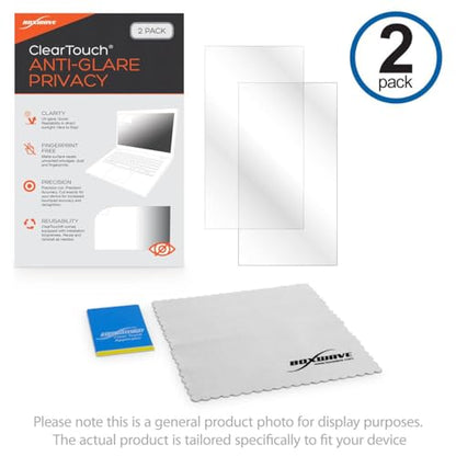 BoxWave Screen Protector Compatible with Acer Chromebook 15 (CB515) (15.6 in) - ClearTouch Anti-Glare Privacy (2-Pack), Privacy Screen Protector Flexible Film Anti-Glare - color: Anti-Glare Privacy