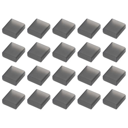 uxcell 20pcs USB 2.0 Port Cap Cover Anti Dust Silicone Protector for USB Male USB Data Cable, Clear Black - color: Clear Black