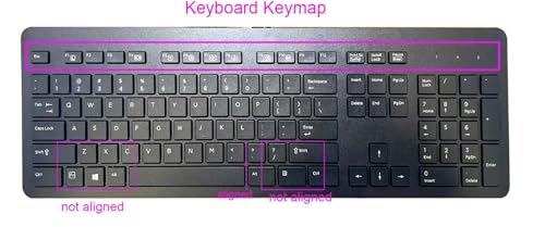Silicone Keyboard Cover Skin Compatible for HP EliteOne 800 G4 All-in-One PC, HP USB Slim Business Keyboard SK-2120 KU-1469 KB-1469 803181 T4E63AT KBAR211 (Clear)