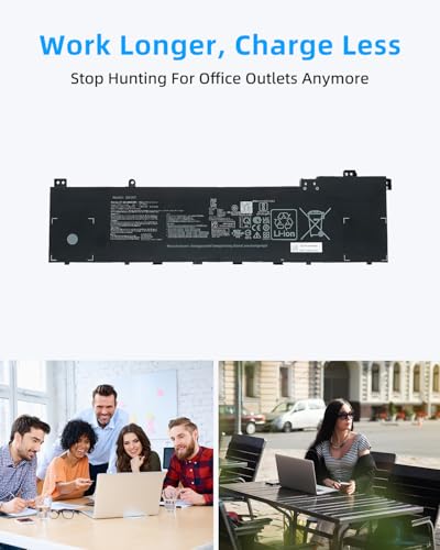 96Wh C32N2022 Laptop Battery Replacement for Asus for VivoBook Pro 16 OLED M7600QA High Performance - style: C32N2022