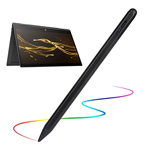 Stylus Pens for HP Envy X360 Convertible 2-in-1 Touch Screen Laptop 15.6" | Active Stylus Digital Pencil Fine Tip Stylus for HP Envy X360 Convertible 2-in-1 Laptop 15.6" Pen,Black