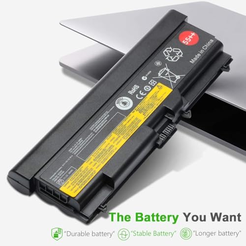 LQM 11.1V 94Wh/8.4Ah Laptop Battery for Lenovo ThinkPad | 55++ T410 T420 E420 T510 T520 T520i W510 W520, 57Y4186, 42T4799, 42T4798, New - color: SL410